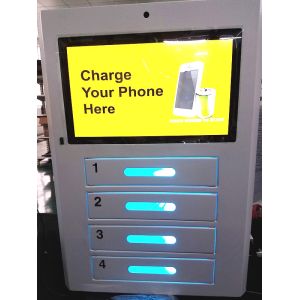 MCU System Card Operated Cell Phone Charger Box For School , Library ,