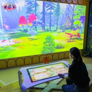 Real-time Interactive Effects Immersive Interactive Wall Drawing Game For