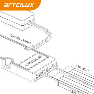 12V 24V LED Lighting Driver For Ultra Thin Switching Power Supply In Black CTS