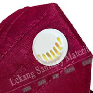 KN95 Meltblown Protective Foldable Face Mask Middle Filter Layer CE With Valve