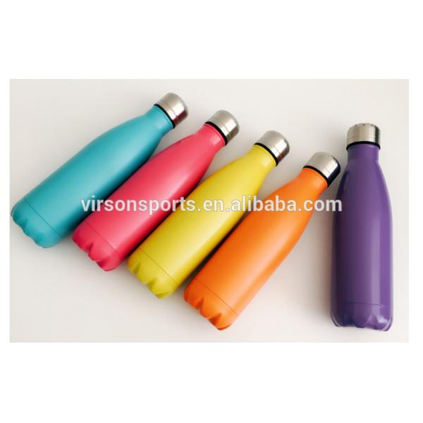 Virson Custom logo color stainless steel insulated swell water bottle.outdoor stainl