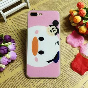 China PC+TPU Silk Grain Cute Donald Duck Image Cell Phone Case Cover For iPhone 7 6s Plus on sale