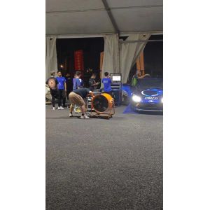 AA4C 3 Axis 6 Roller 15T Capacity Chassis Dynnamometer Machine Auto Car Vehicle