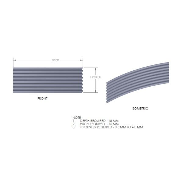 Meal Storage Steel Silo Roll Forming Machine With Bending Chrome Treatment