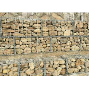 1m X 1m X 0.5m Iso9001 L6m Q195 Stone Filled Cages Hot Dipped Galvanized