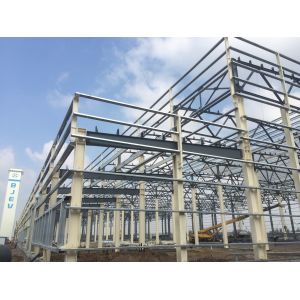 Q235B Steel Structure Building Engineer Metal Storage Warehouse