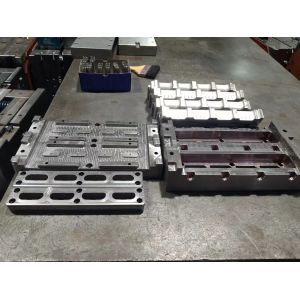 FLANGED Injection Molding Plastic Parts With VDI Texture EMI Painted Surface