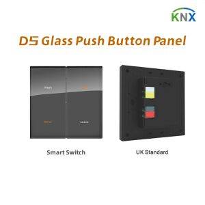 24V KNX Smart Switch Smart Home Assistant Glass Style Big Panel For Hotel /