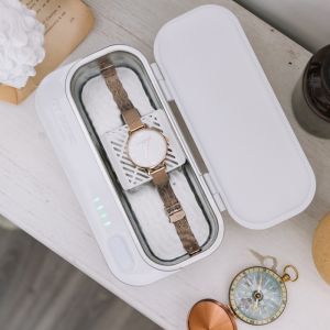 PSE 2500mA Battery Portable Ultrasonic Cleaner 45kHZ For Glasses