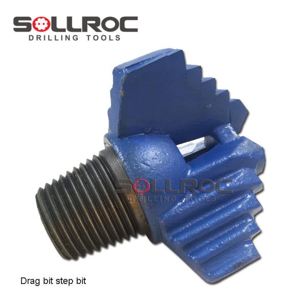 Quality Durable Performance Drag Drill Rock Bit with Threaded Connection Forging Processing wholesale