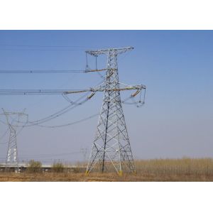 S355JR/S235JR Angle Steel Lattice Tower Galvanized Electric Transmission Power