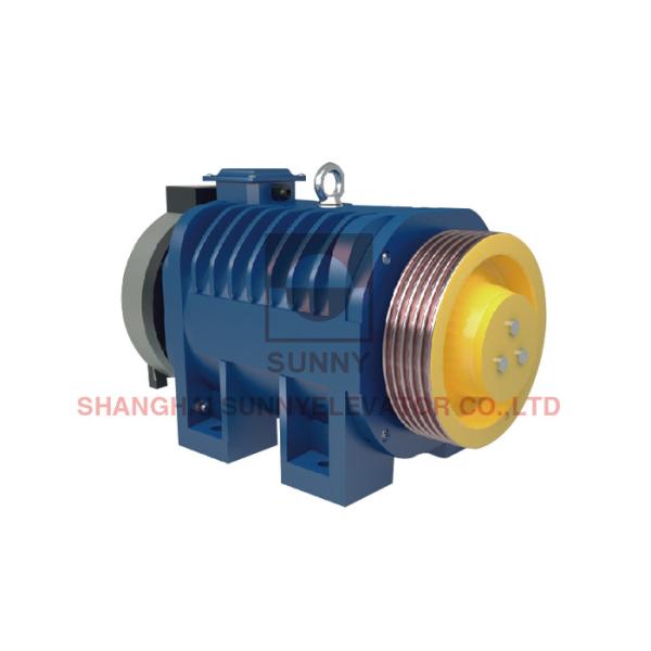 Load 630kg Pulley 320mm Elevator Gearless Traction Machine For Passenger