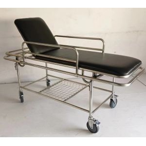 Backrest Adjustable Patient Transfer Stretcher Trolley For Emergency Surgical Operating Rooms