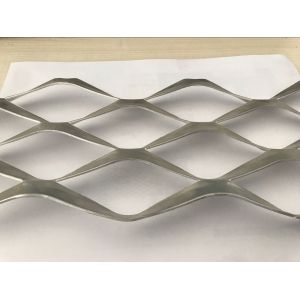 Raised Expanded Metal Expanded Wire Mesh Stainless Steel Diamond Hole Shape