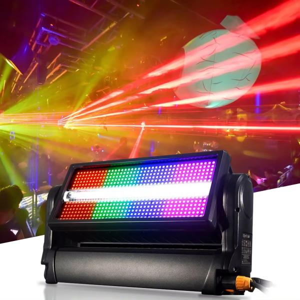 High-Power DMX Strobe Light | IP65 Rated, 7-44CH Modes | Seetronic XLR/PowerCON