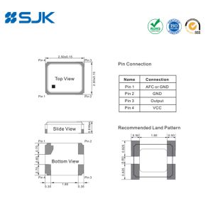 SMD TCXO Crystal Oscillators