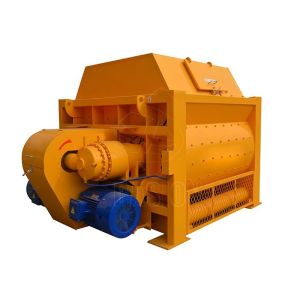 Large Capacity Concrete Mixer Machine Ready Mix YJS1000 Double Shaft Cement