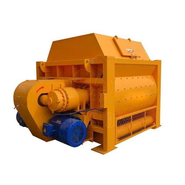 Large Capacity Concrete Mixer Machine Ready Mix YJS1000 Double Shaft Cement