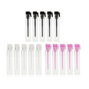 Empty Mini Glass Tube Bottles , 2ml Glass Perfume Sample Vials For Traveling