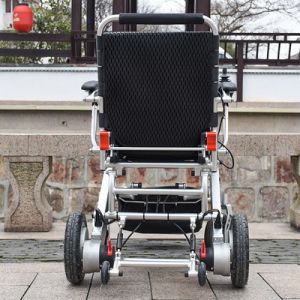 Portable Foldable Electric Wheelchair 120kg Load For Disabled