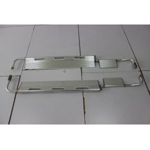 Blue 210cm 44cm Ambulance Collapsible Scoop Stretcher With Straps Manually