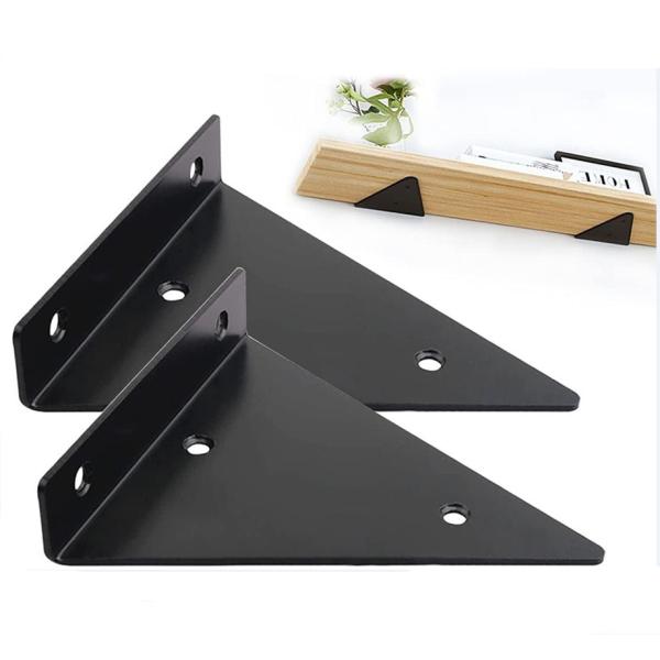 Quality Stamping Punching Bending Heavy Duty Black Corner Stand for Minimalist Home Decor wholesale