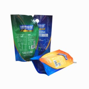 recyclable laminated material food grade 200g 900g side spout sauce spice pepper