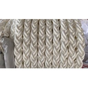 Durable 8 Strand Polyester Mooring Rope 36mm-96mm 220 Coil for Vessel Towing
