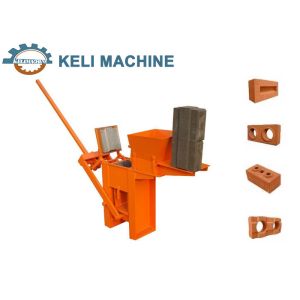 Cheap KL1-40 Interlocking Manual Clay with Cement Brick Making Machine for sale