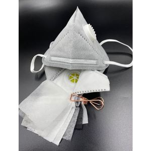 3D Fold Air Pollution Protection Mask Activated Carbon Mask With Valve