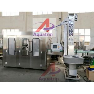 8000BPH 3.5KW Mineral Water Production Line 18 Rinsing Heads 2500ml