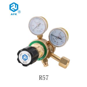Single Stage Brass Pressure Regulator Max Inlet Pressure 2.5Mpa R57L Middle Flow