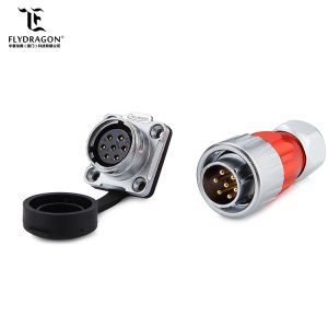 Certificated IP65/IP67 7Pin Metal Underwater Circular Connector