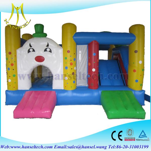 Quality Hansel Hot Selling Sea World Inflatable Mini Bouncer with Obstacle for Kids wholesale