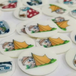 DIY Printable Chocolate Transfer Sheets For Edible Printing Meringues