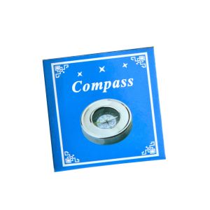 Compact Silver Outdoor Mountaineering Emergency Rescue Tool Handheld Compass