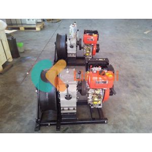 Electric Pulling Winch Transmission Line Conductor Stringing Heavy Duty