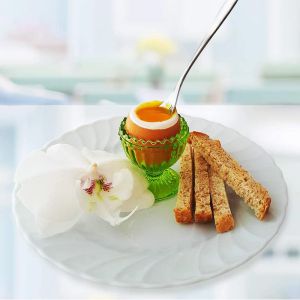 SGS Custom Eco Friendly 88ml Breakfast Glass Egg Cup