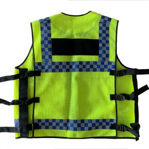 Men's Plus Size Polyester Vest with Multi Function Hook Loop Molle and Other