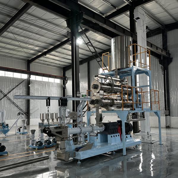 Automatic High Efficiency Pet Food Fish Feed Production Line