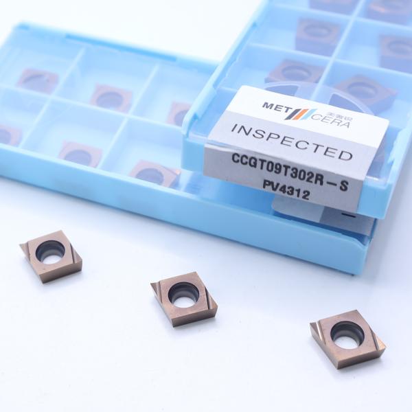 Quality CCGT04 CCGT06 CCGT09 Carbide Turning Inserts , Carbide CNC Turning Inserts In S Chip Breaker wholesale