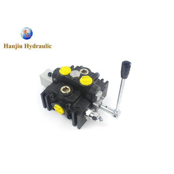 Quality Hydraulic Directional Control Valve 53gpm DCV Section Valve 1 Rotary Handle Spool Manual Control Type SAE Ports wholesale