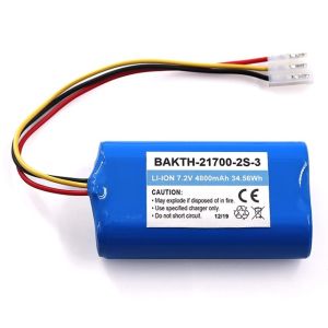 Lithium Battery for Flashlight OEM 21700 7.2V 4800mAh Li-ion Pack