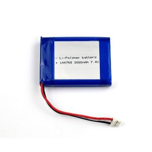 Cheap Lithium Polymer Battery 144765 2000mAh 7.4V For Emergency Lighting for sale