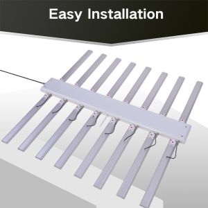 Gbeing B8-12K 1.8μmol/J 630W LED Grow Light Bar 0-10V Dimming