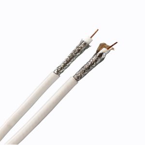 OFC Conductor 75 Ohm Coaxial Cable PVC Sheath CCTC System SYV Solid PE