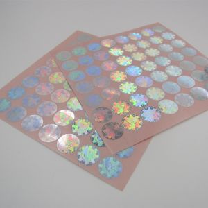 Round Shape Security Hologram Stickers , Genuine Hologram Stickers