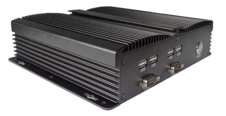 Cheap All-Aluminum Industrial Fanless Box PC, Supporting Soldered Onboard Intel i3/i5/i7 All Generations U&amp;Intel Celeron J series CPU, 2×LAN,6× COM(RS232 for sale