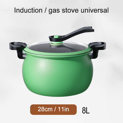 Large Capacity 8L Micro Pressure Pot Maifan Stone Non Stick Coating