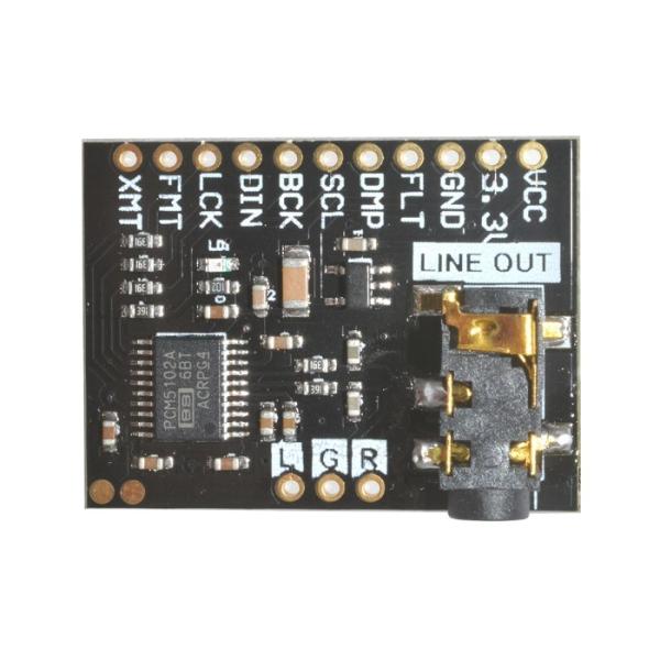 Raspberry Pi PHAT Sound Card I2S IIC Interface Module PCM5102 Audio Board With
